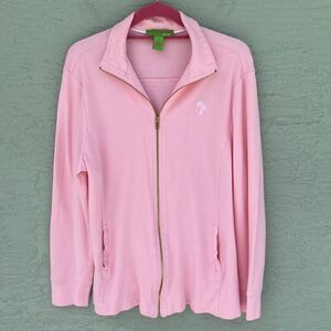 Island Republic Golf  Sz XL Pink Zip Up Jacket